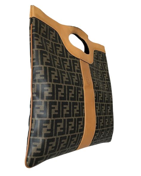 fendi zucca clutch replica|fendi zucca handbags.